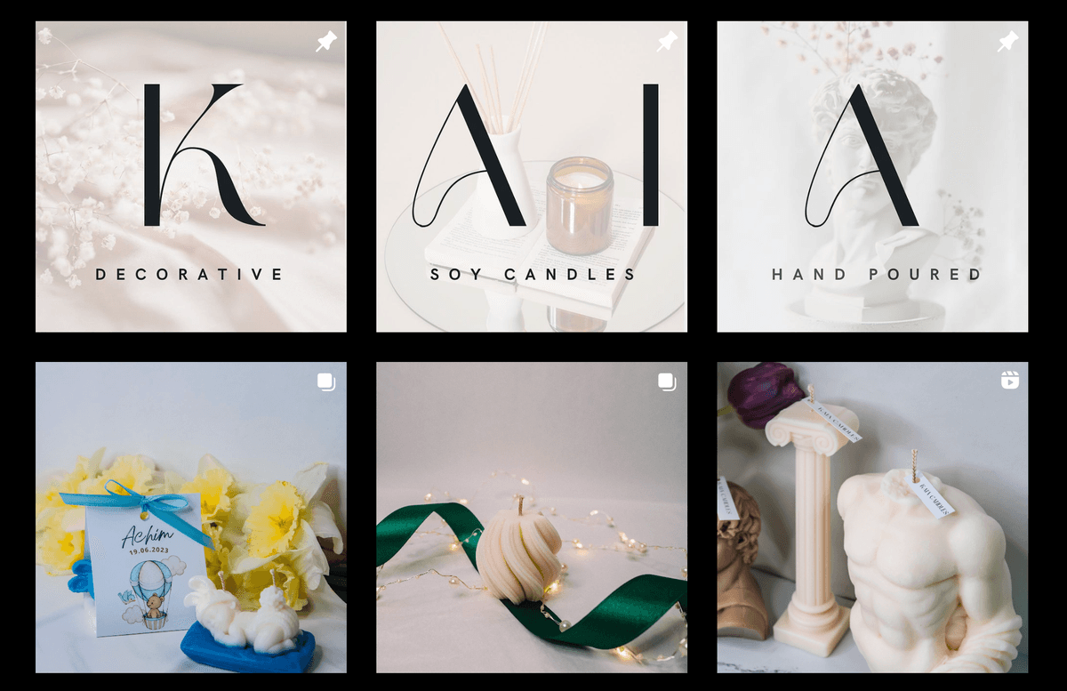 Lumanari din ceara de soia Kaia Candles